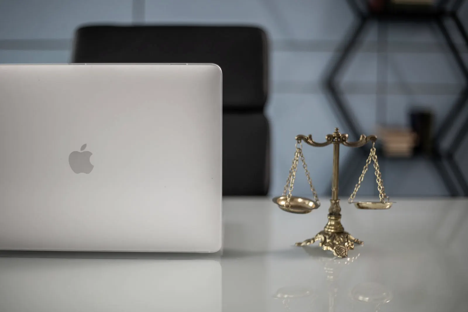 A working law office desk